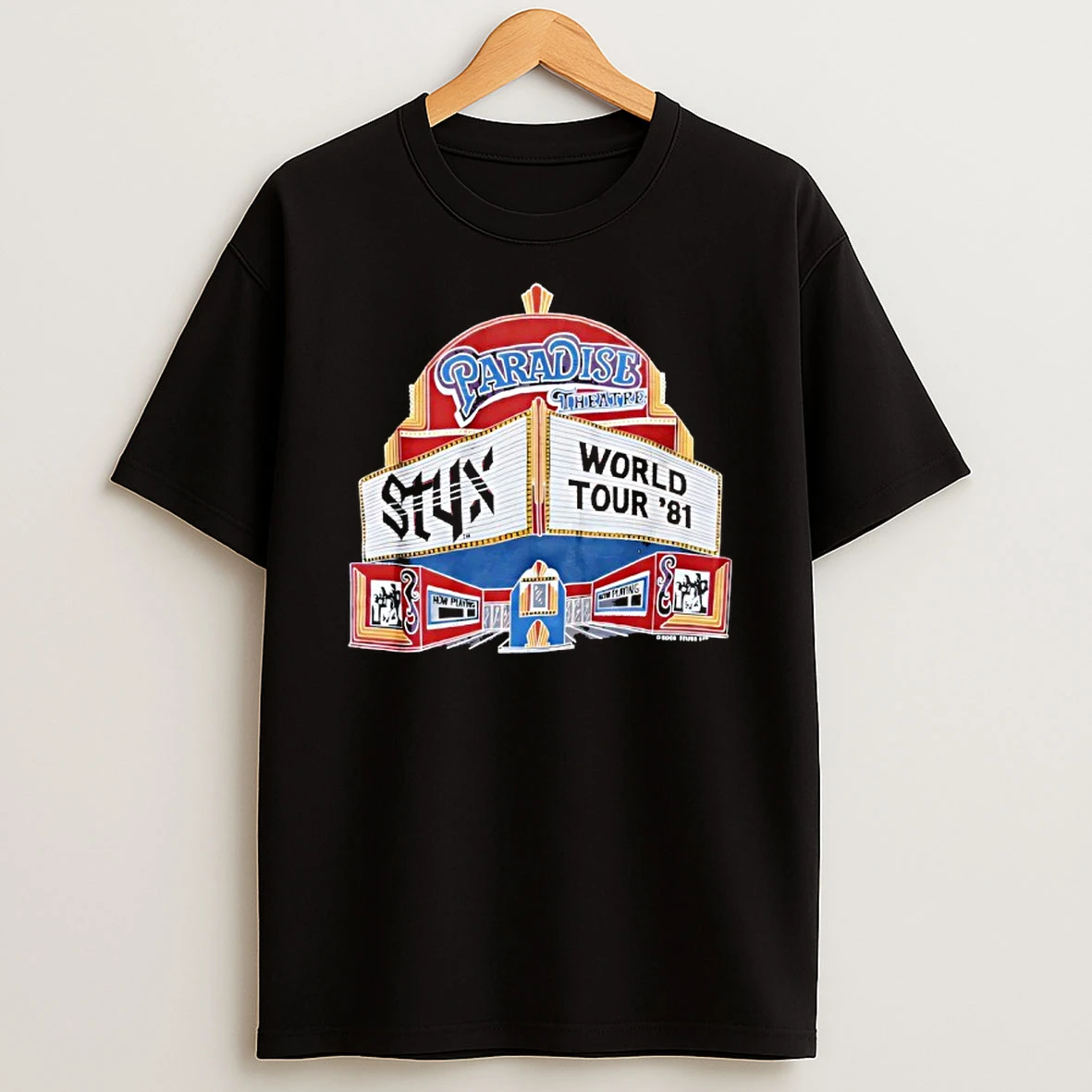 Paradise Styx World Tour 81 T Shirt