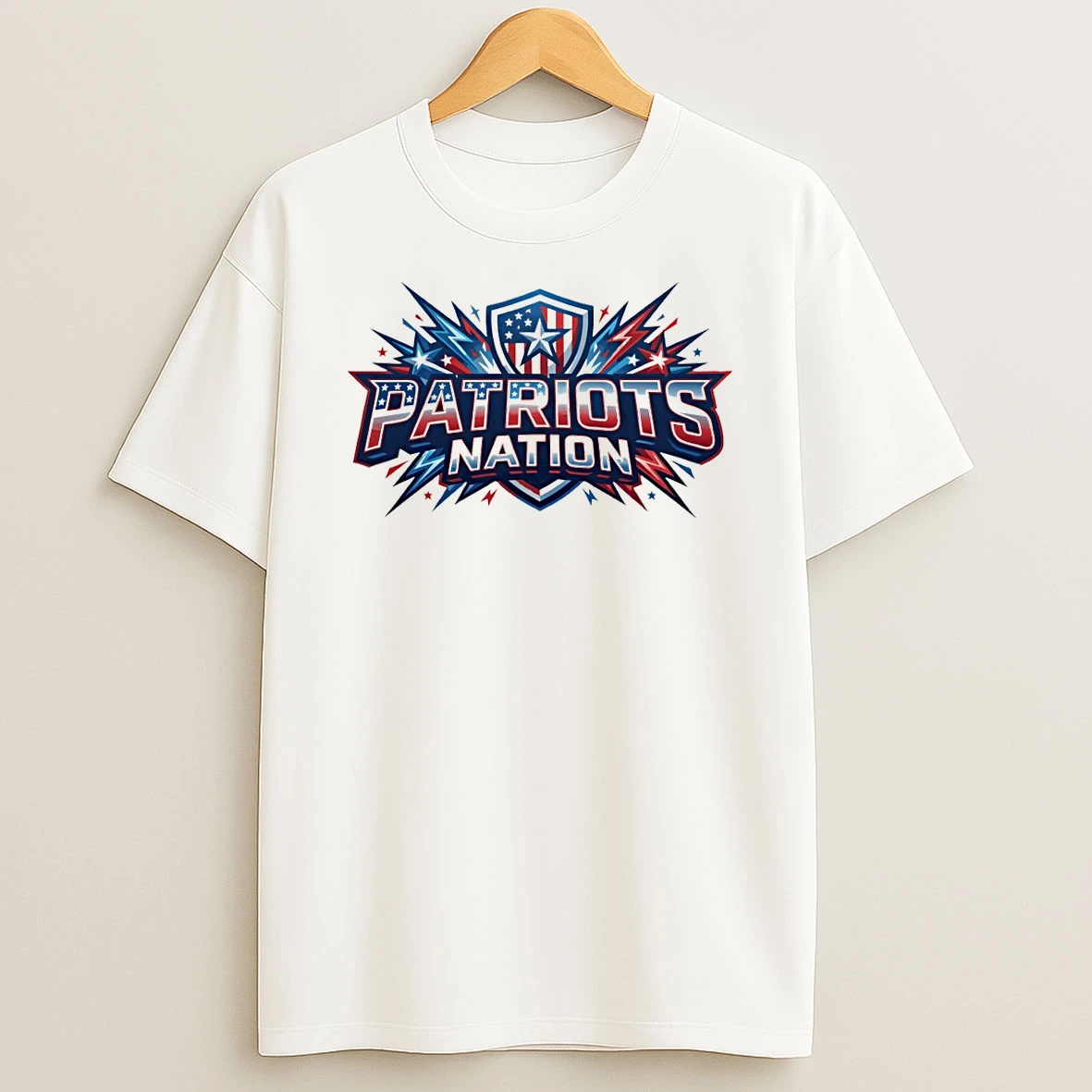 Patriots Football Team Logo T Shirt