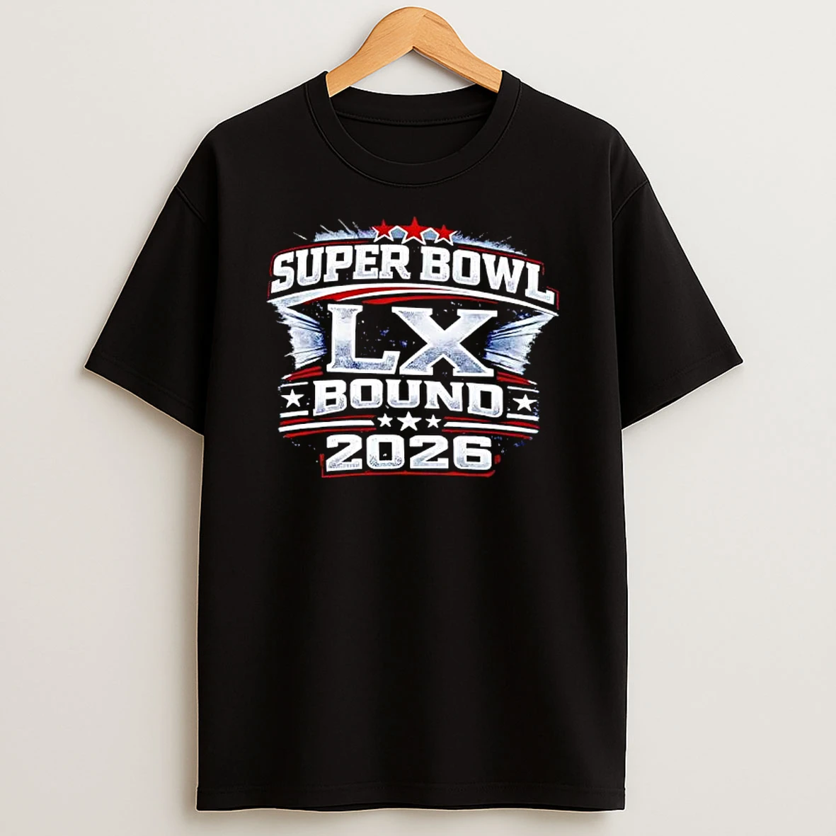 Patriots Super Bowl Lx Bound 2026 Graphic T Shirt