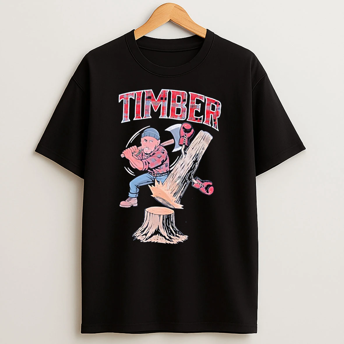 Paul Bunyan Timber Boxing Vintage T Shirt