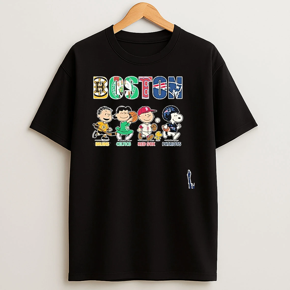 Peanuts Boston Football T Shirt
