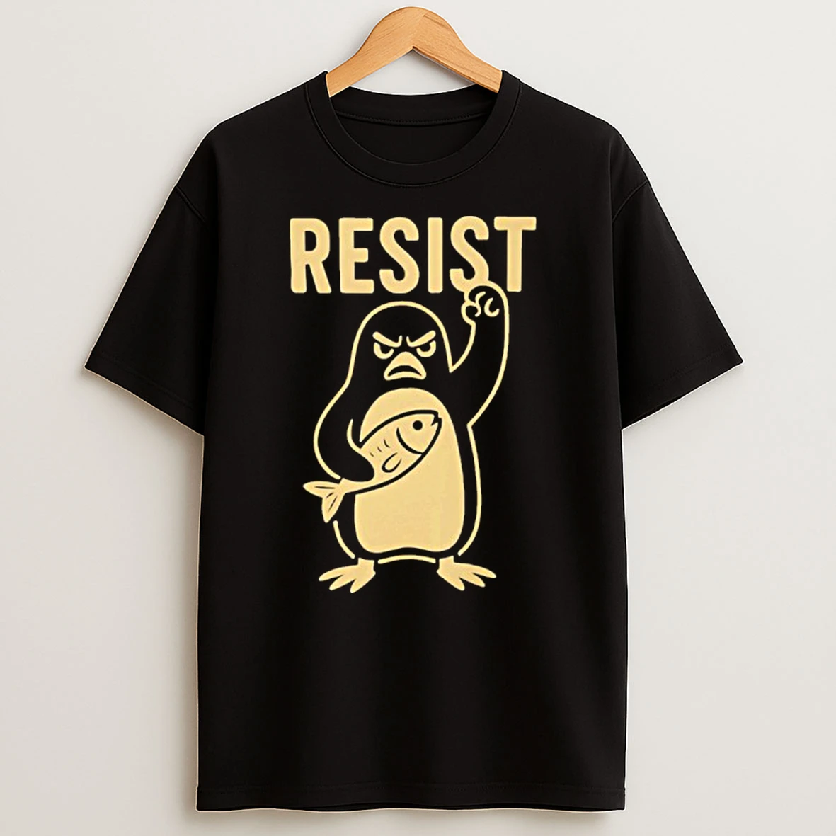 Penguins Resist T Shirt