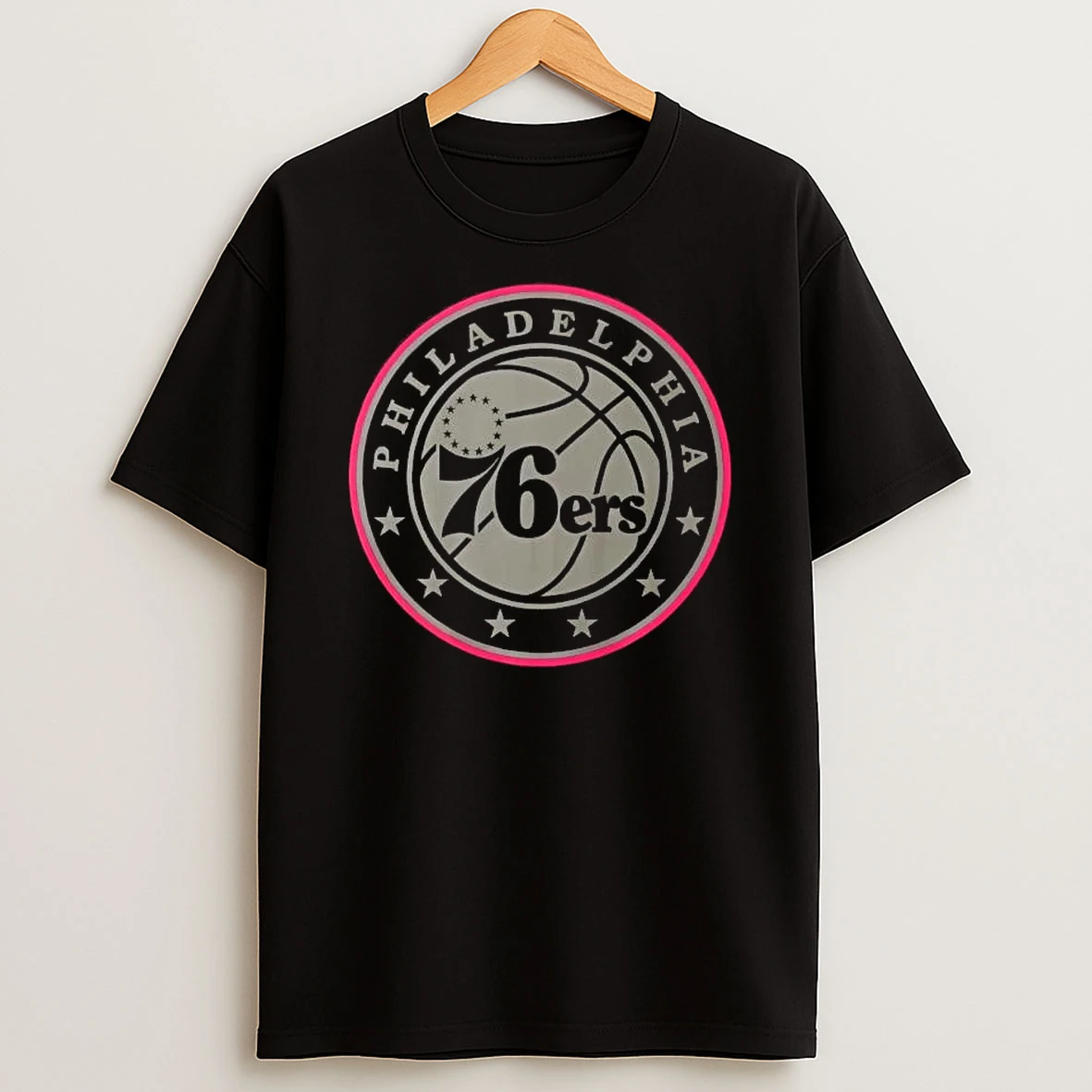 Philadelphia 76ers Highlight Reel Logo T Shirt