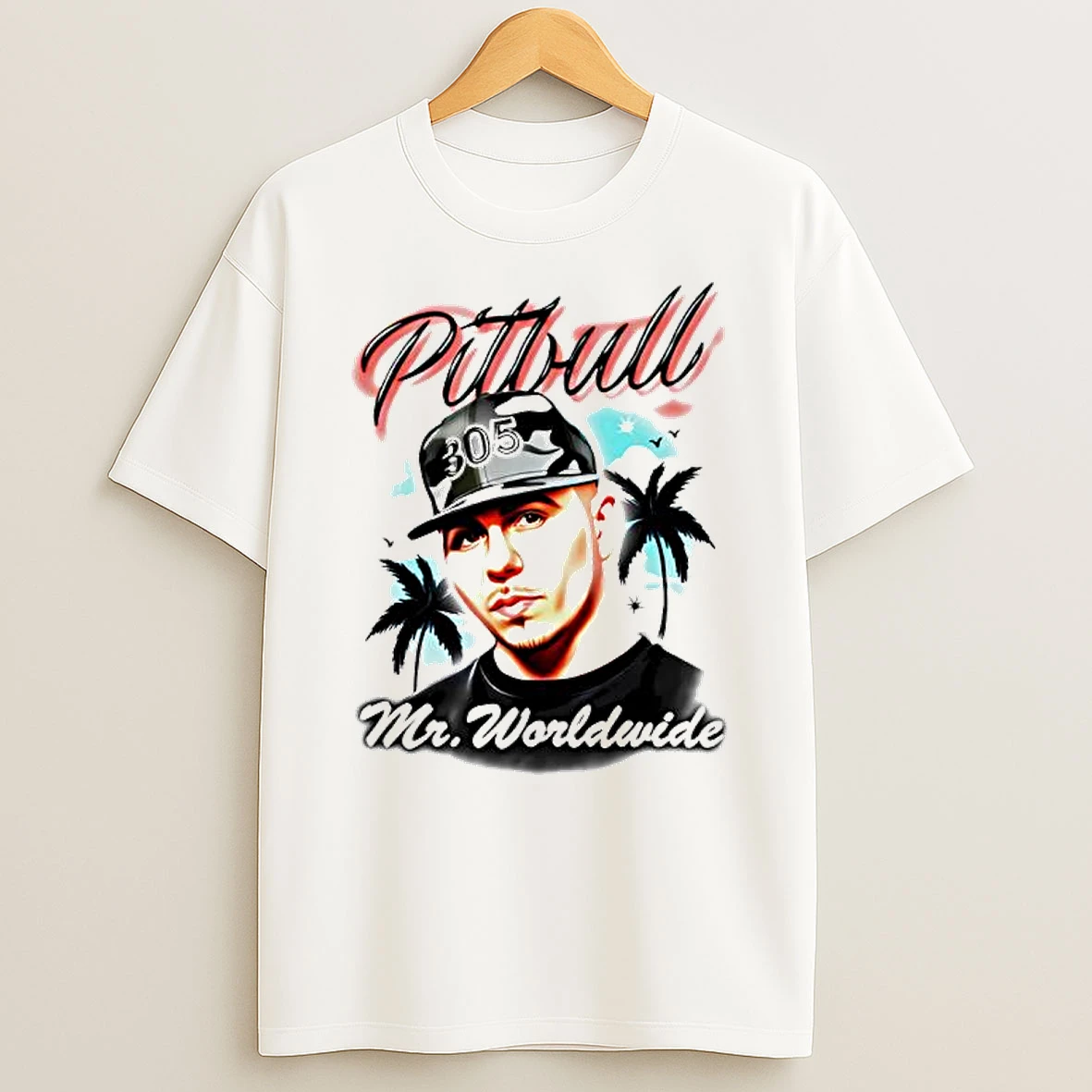 Pitbull Mr Worldwide 305 Day T Shirt