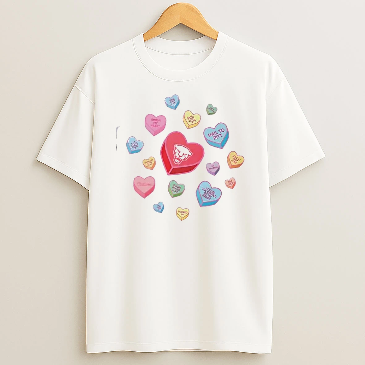 Pittsburgh Panthers Sweet Talk Valentines Day T Shirt
