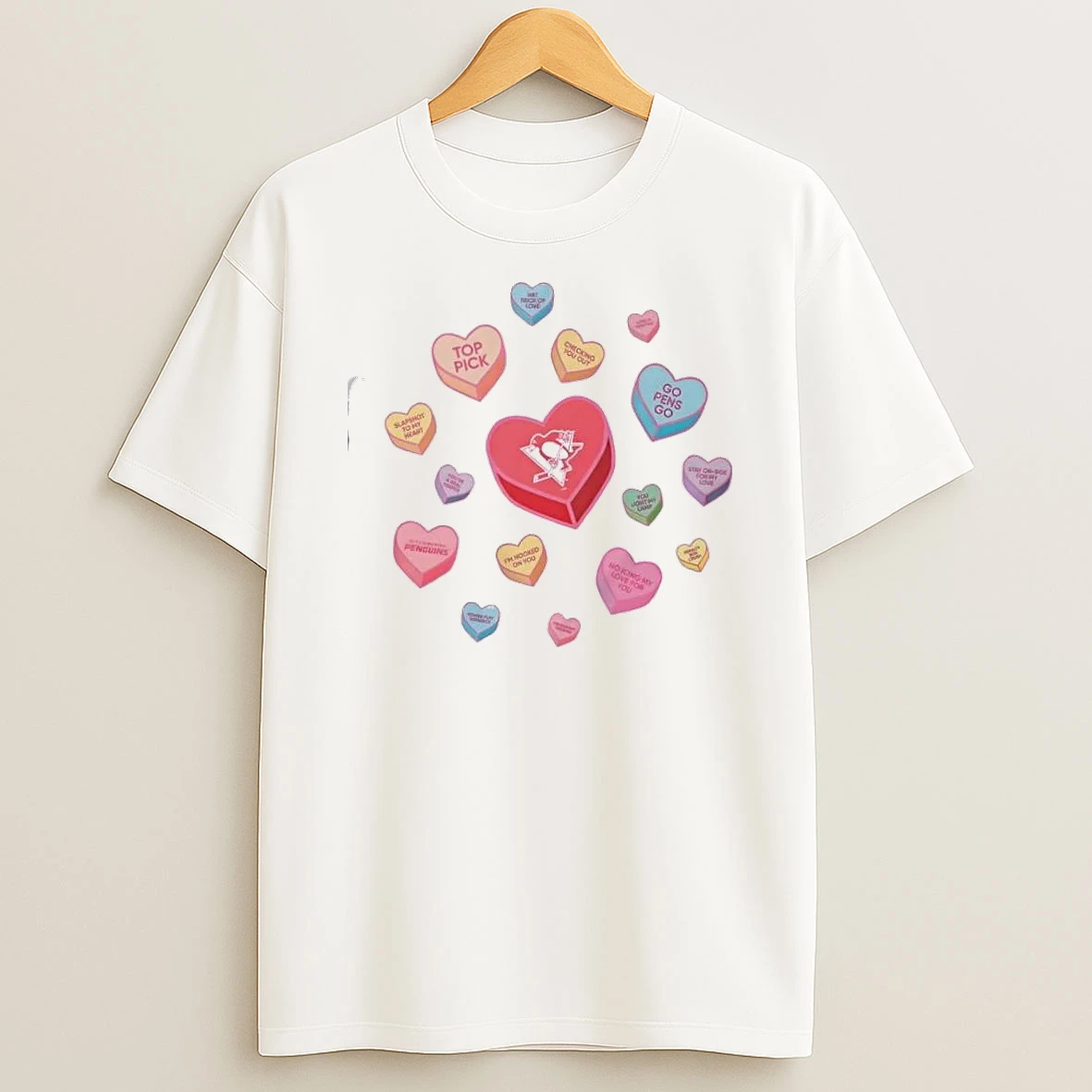 Pittsburgh Penguins Sweet Talk Valentines Day T Shirt