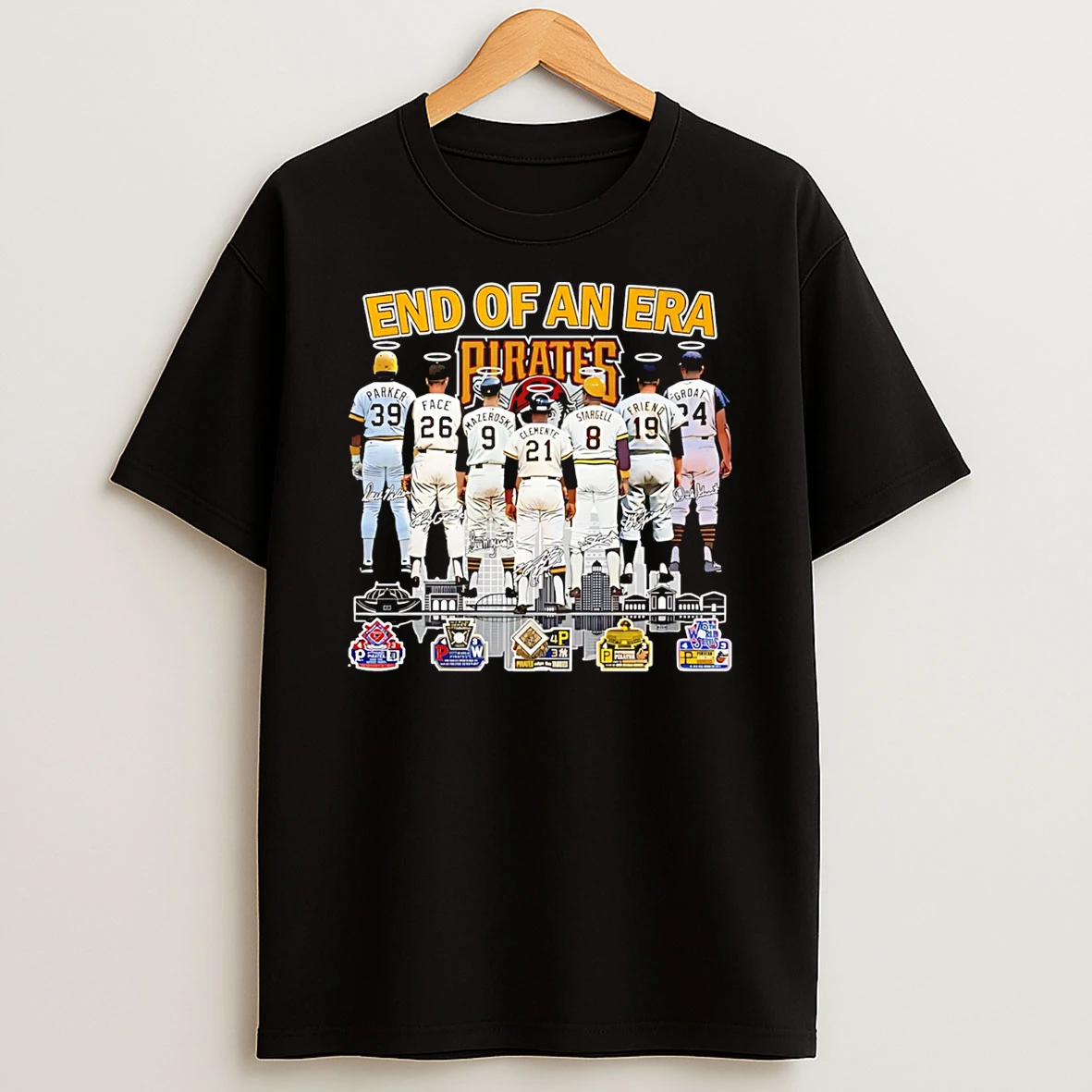 Pittsburgh Pirates End Of An Era Signature T Shirt