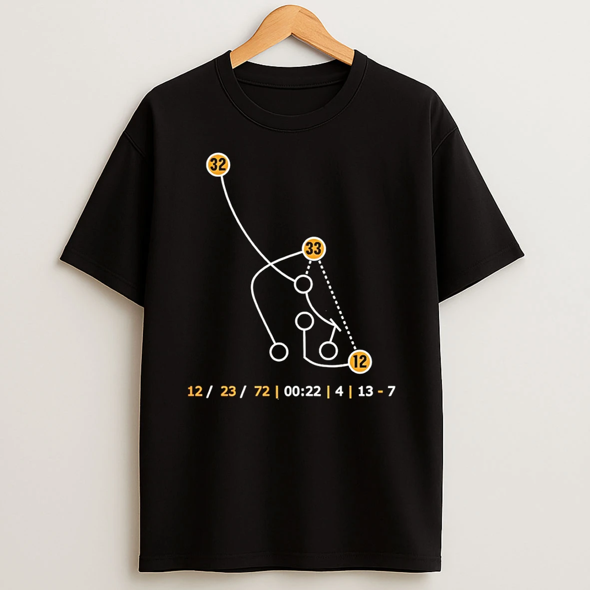 Pittsburgh Steeler Football Play Immaculate Reception Franco Harris T Shirt