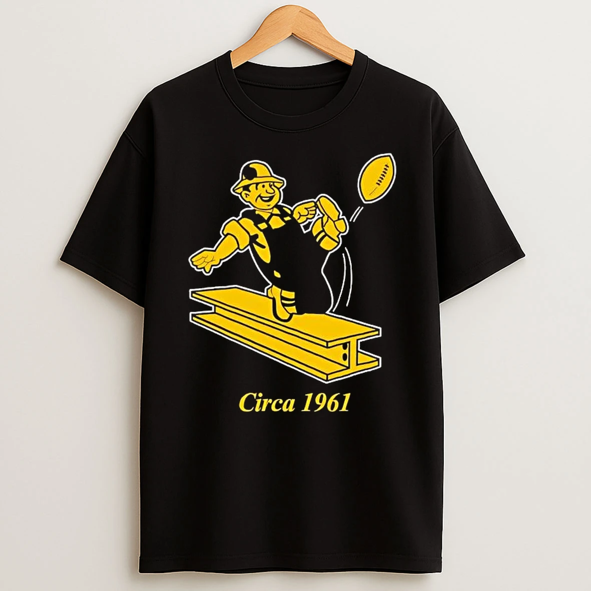 Pittsburgh Steelers Football 1962 Retro Logo T Shirt