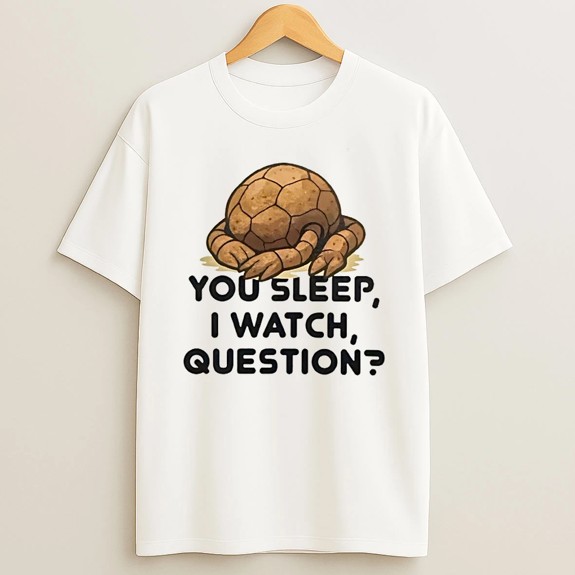 Pokemon Geodude You Sleep I Watch Question T Shirt