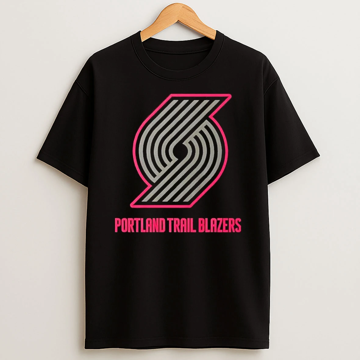 Portland Trail Blazers Highlight Reel Logo T Shirt