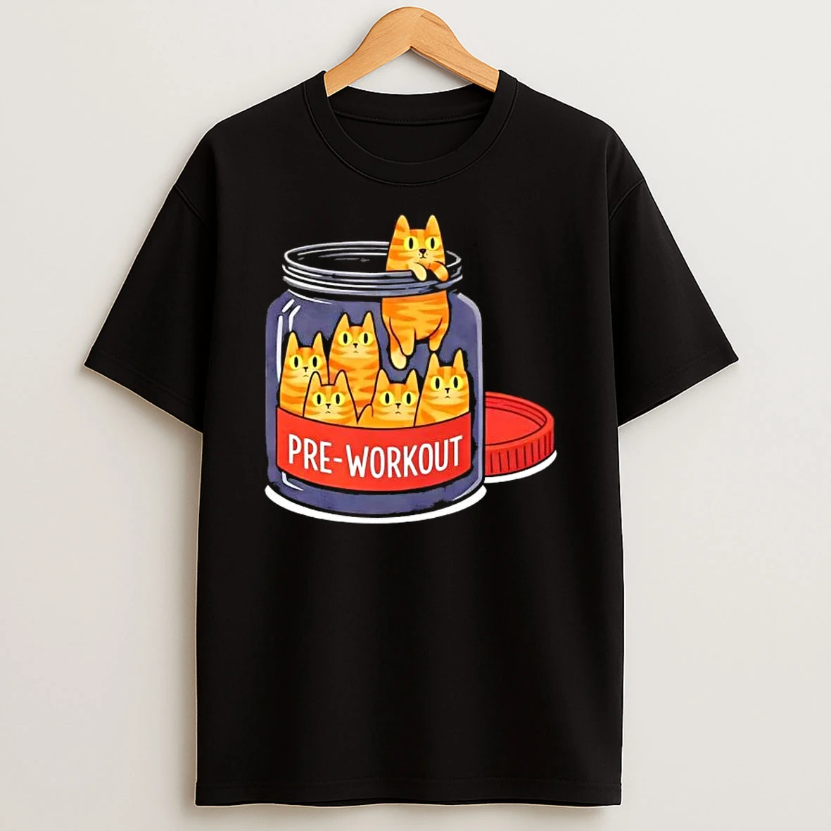 Precatout Pre Workout Cats Cute T Shirt