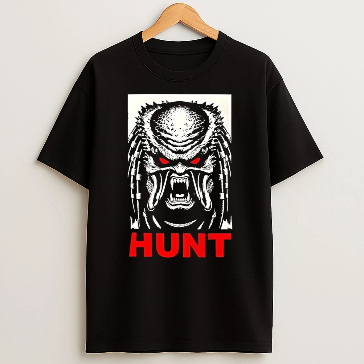 Predator Hunt Sci Fi Horror Graphic T Shirt