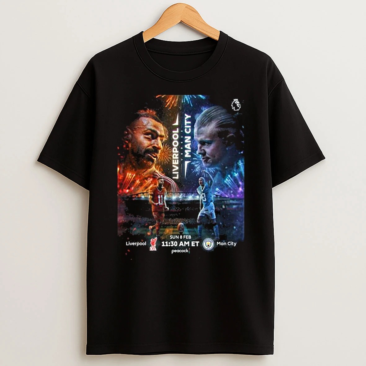 Premier League Liverpool Vs Man City Big Game On February 8 2026 Match Up T Shirt