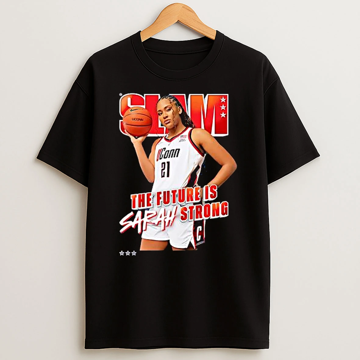Premium Sarah Strong Uconn Huskies The Future Is Strong Slam Magazine T Shirt