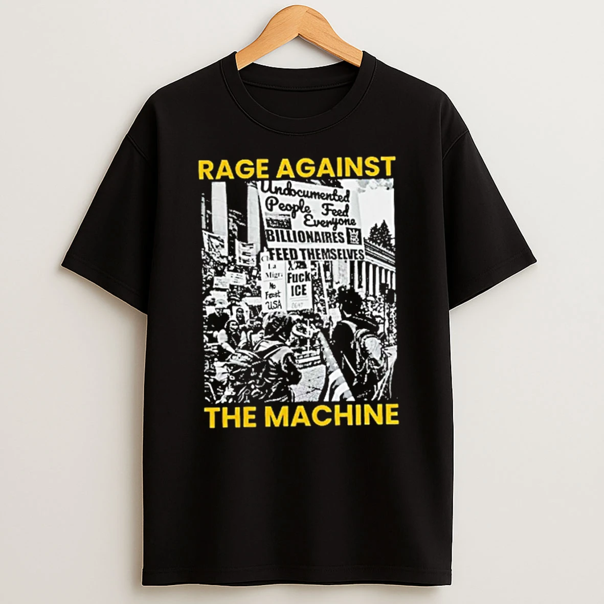 Protest Anti Ice Rage Against The Machine T Shirt