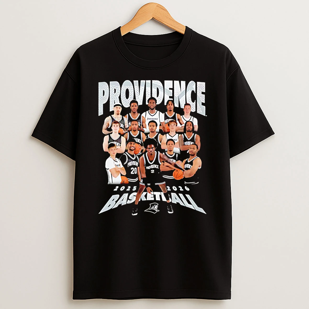 Providence Mens Basketball 2025 2026 Team Collage T Shirt