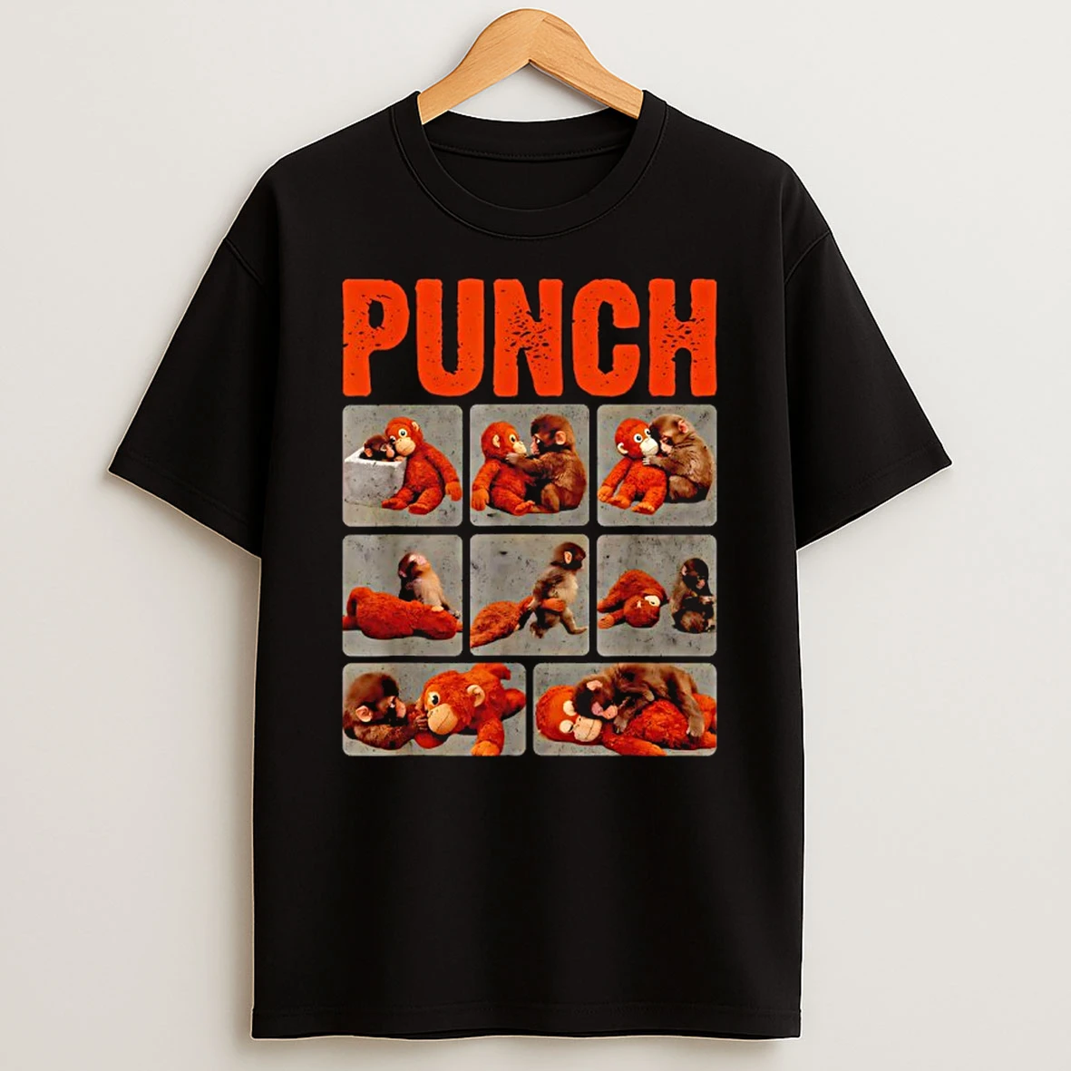 Punch Cute Monkey T Shirt