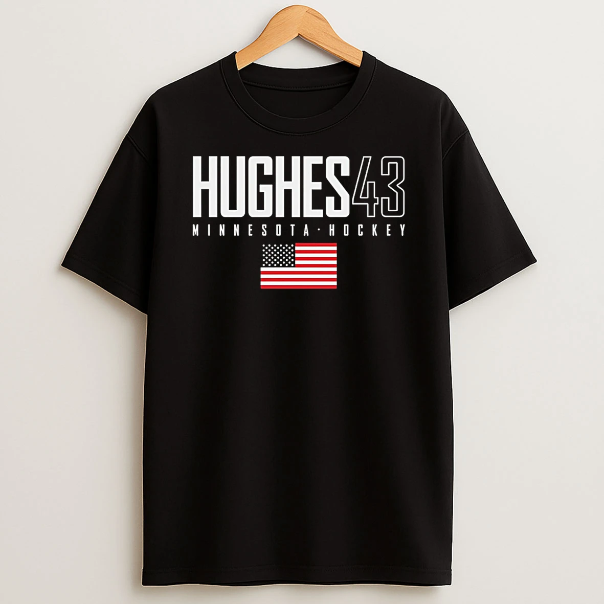 Quinn Hughes Minnesota Usa Elite Number And Name T Shirt