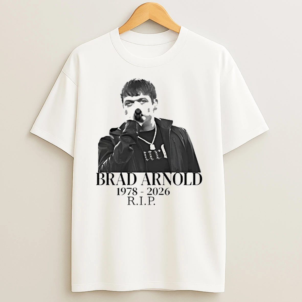 Rip Brad Arnold 1978 2026 3 Doors Down Singer T Shirt