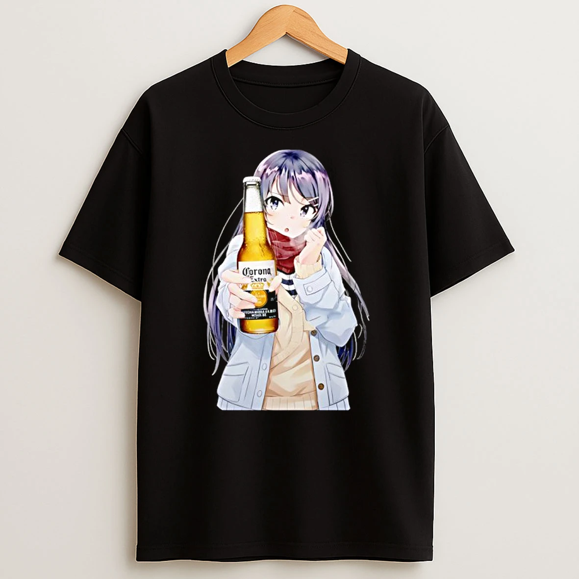 Rabbit Beer Corona Extra Anime T Shirt