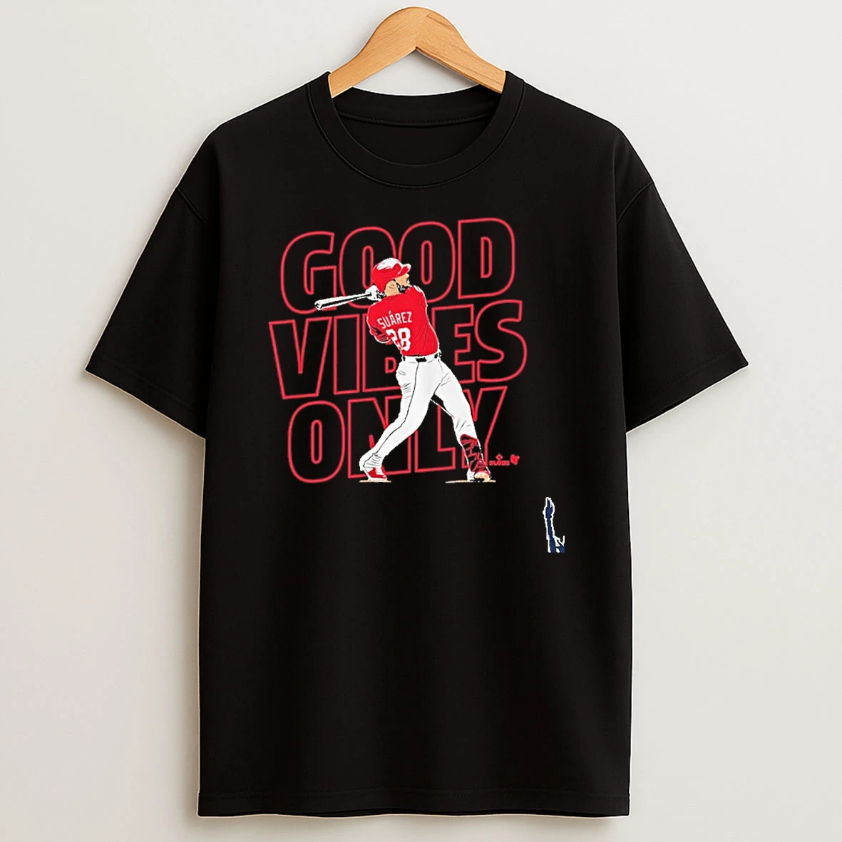 Reds Good Vibes Only Eugenio Suarez T Shirt