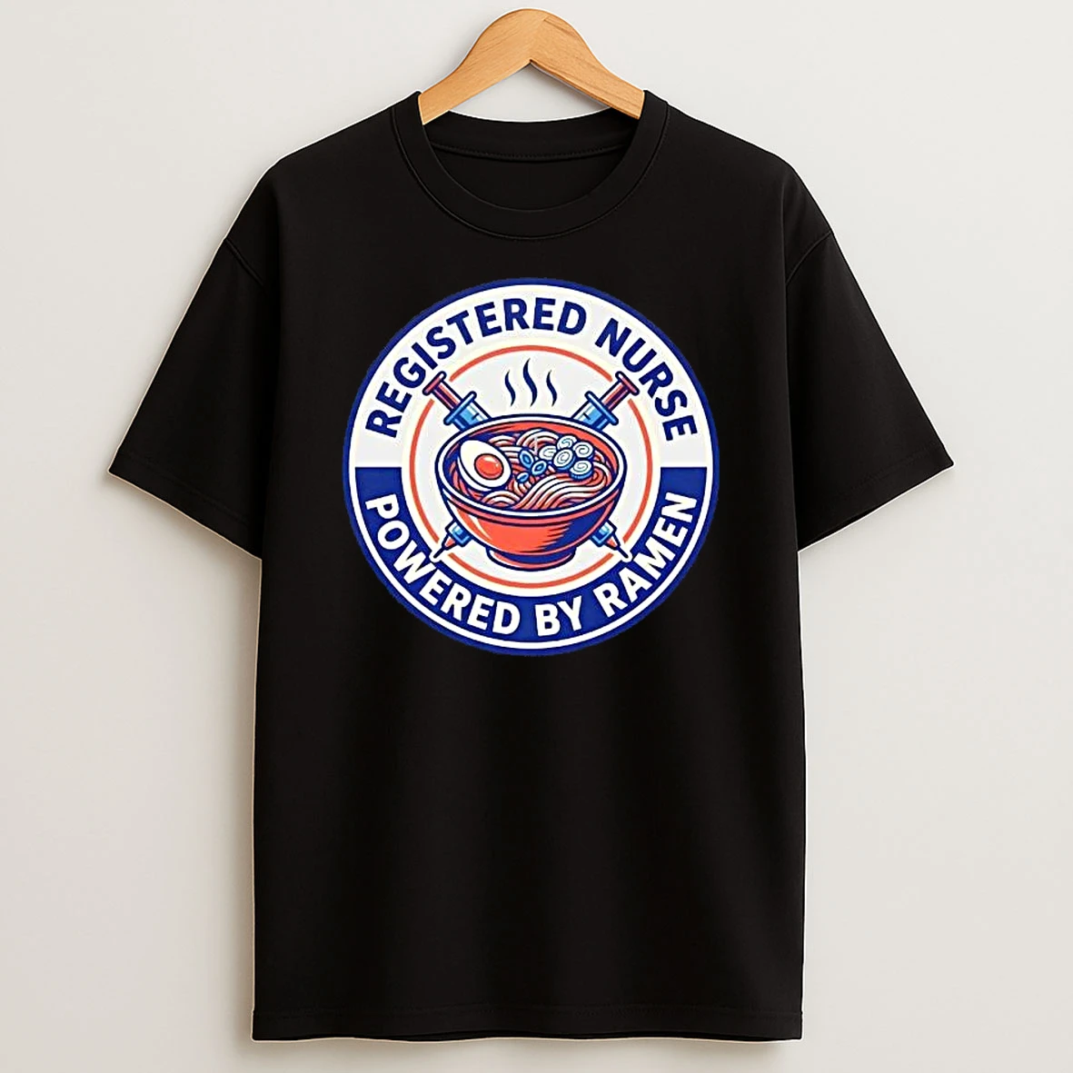 Registered Nurse Powered By Ramen T Shirt