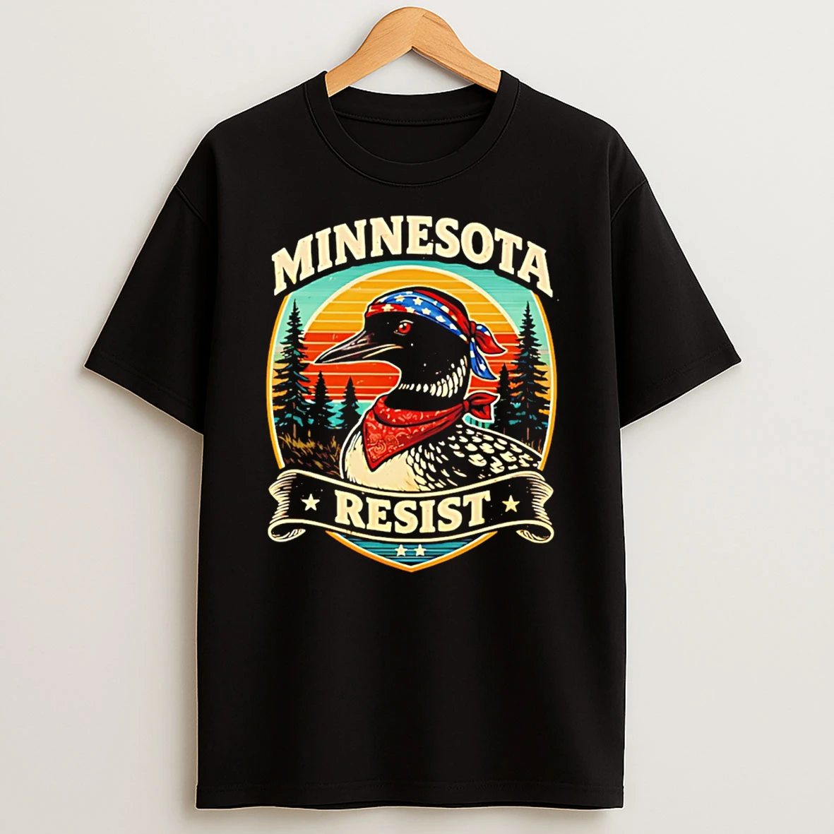 Resist Rebel Loon Anti Ice Vintage T Shirt