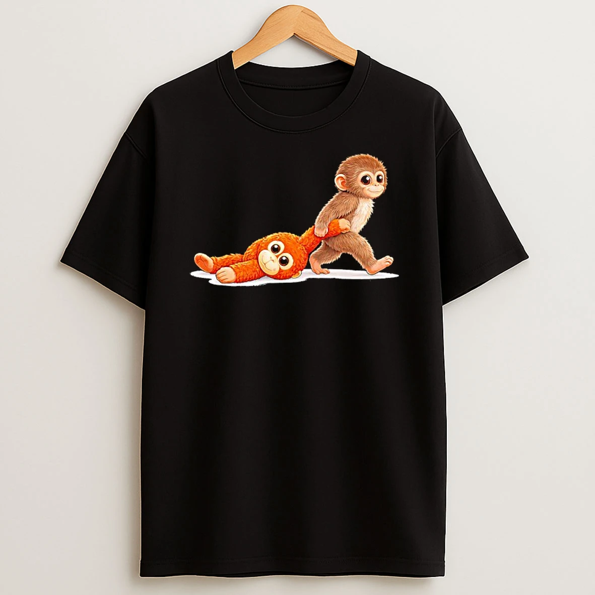 Retro Cute Monkey Punch Ultimately I Have To Be Brave Viral T Shirt