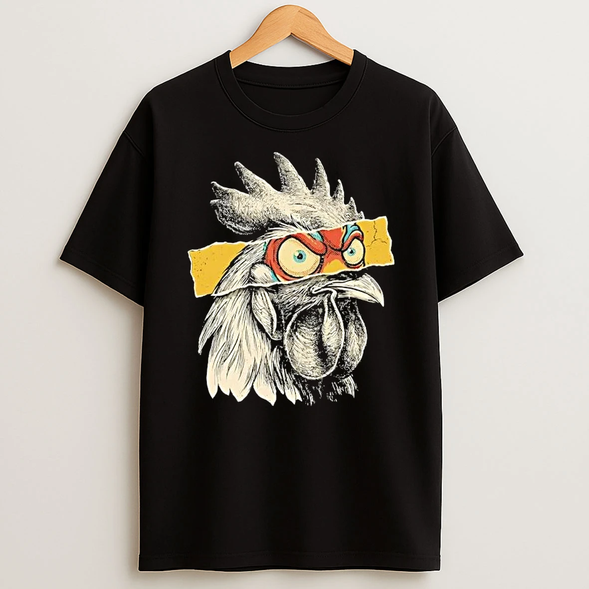 Retro Mashup Rooster T Shirt