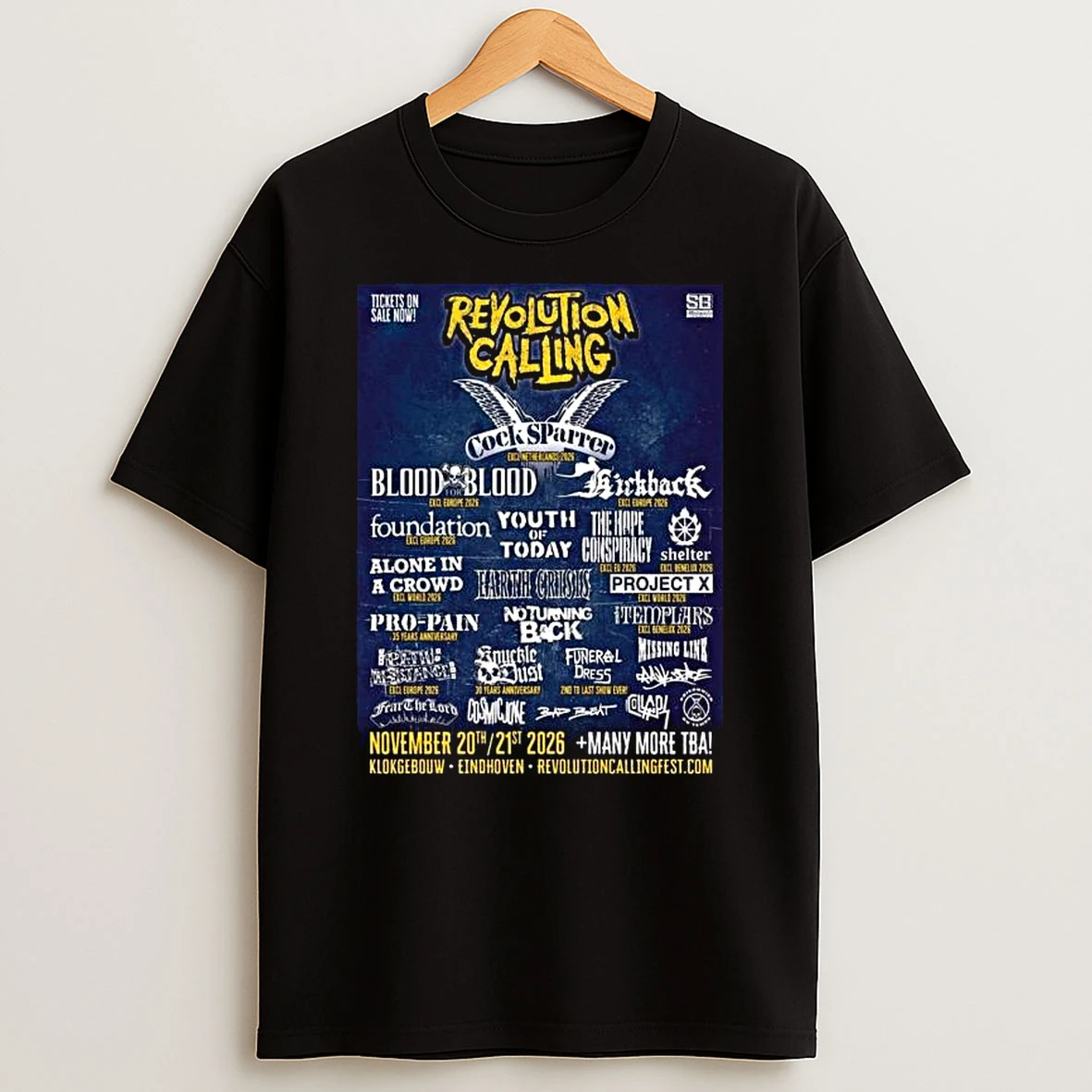 Revolution Calling Fest 20 21 November 2026 Klokgebouw Eindhoven T Shirt