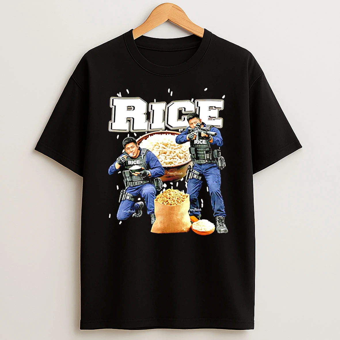Rice Ice Police Graphic T Shirt