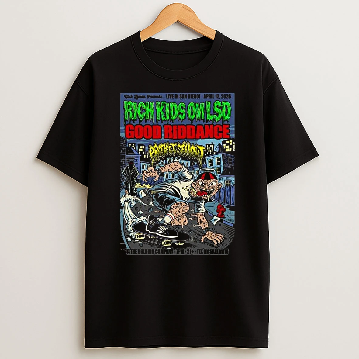 Rich Kids On Lsd In San Diego Ca On April 13 2026 T Shirt