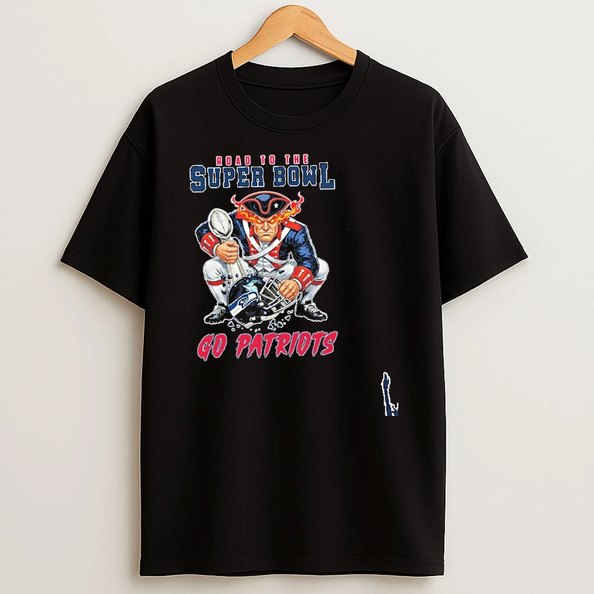Road To The Super Bowl Mascot Go Patriots T Shirt