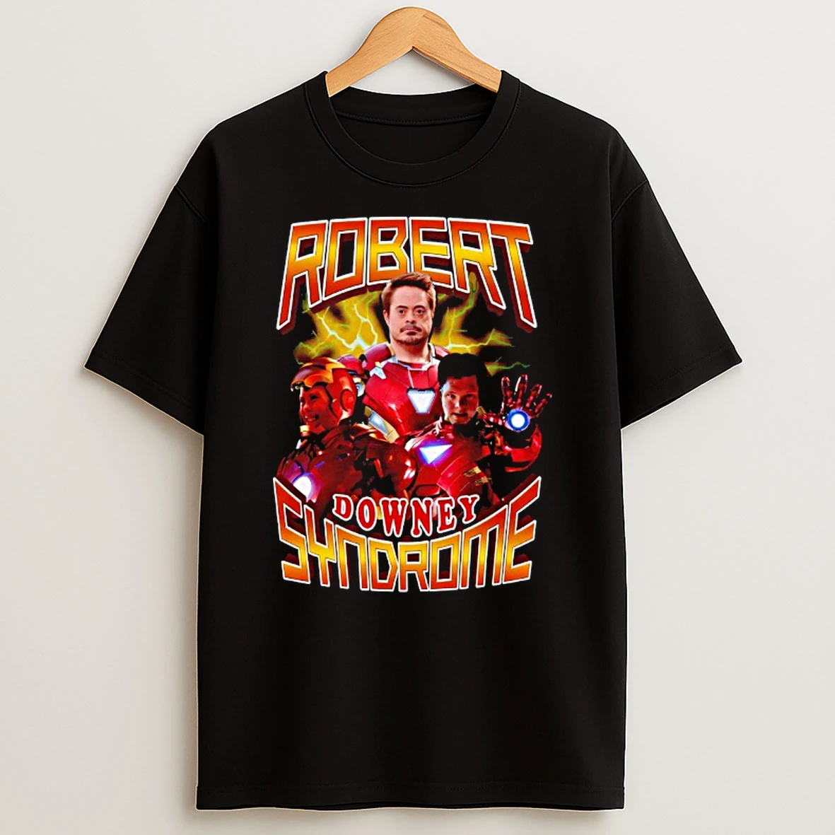 Robert Downy Syndrome Graphic T Shirt