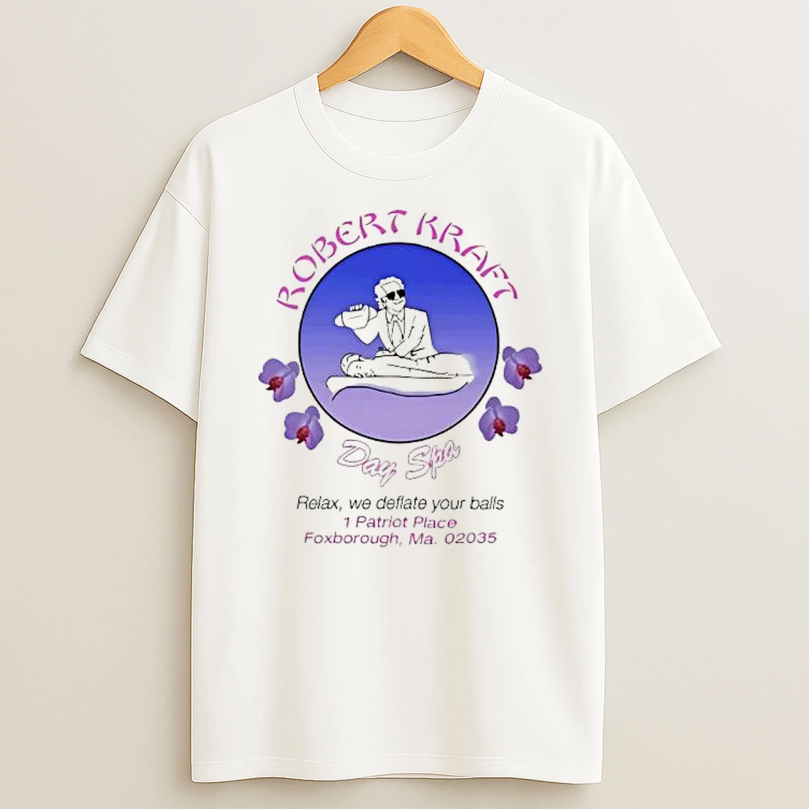 Robert Kraft Day Spa Graphic T Shirt