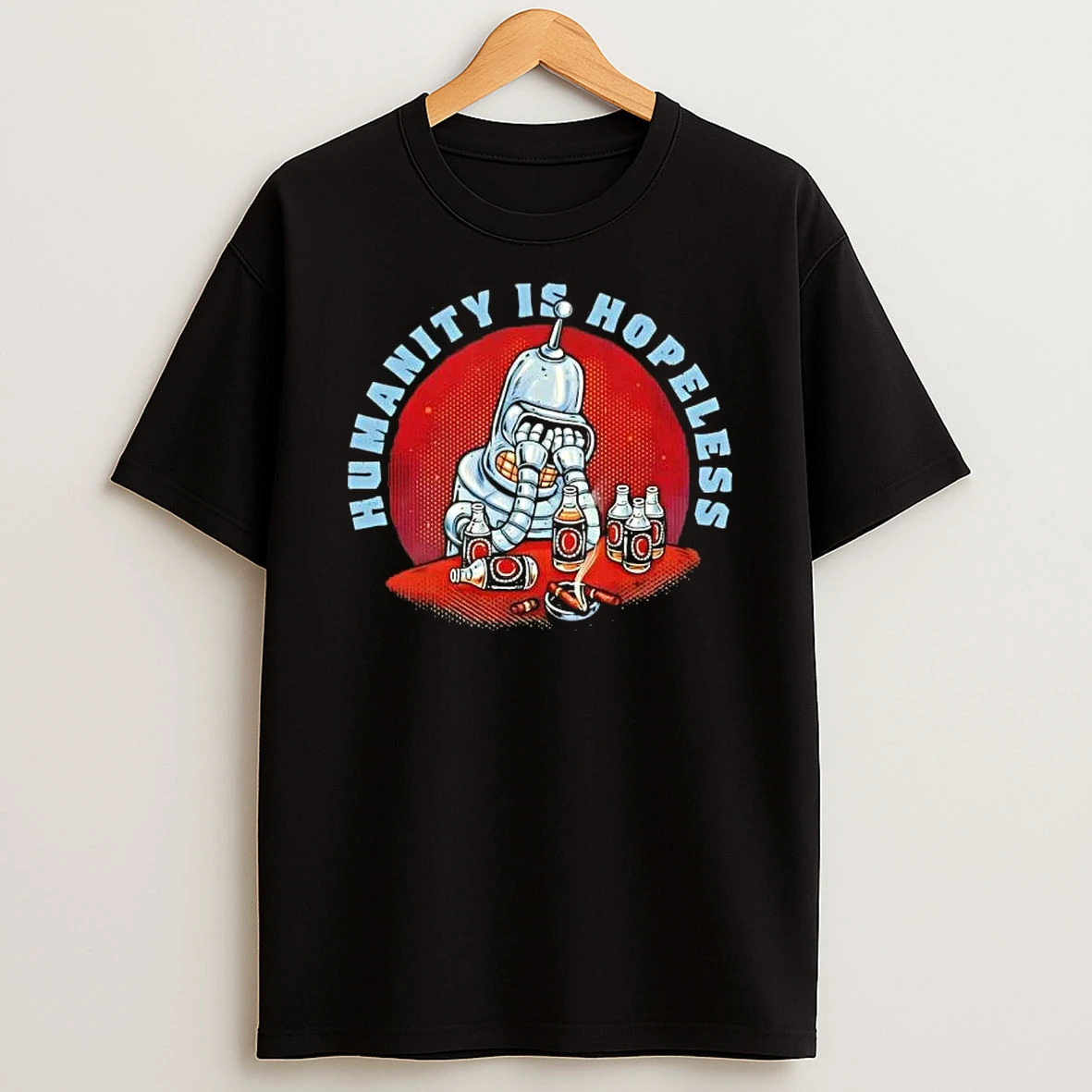 Robot Humanity Is Hopeless T Shirt