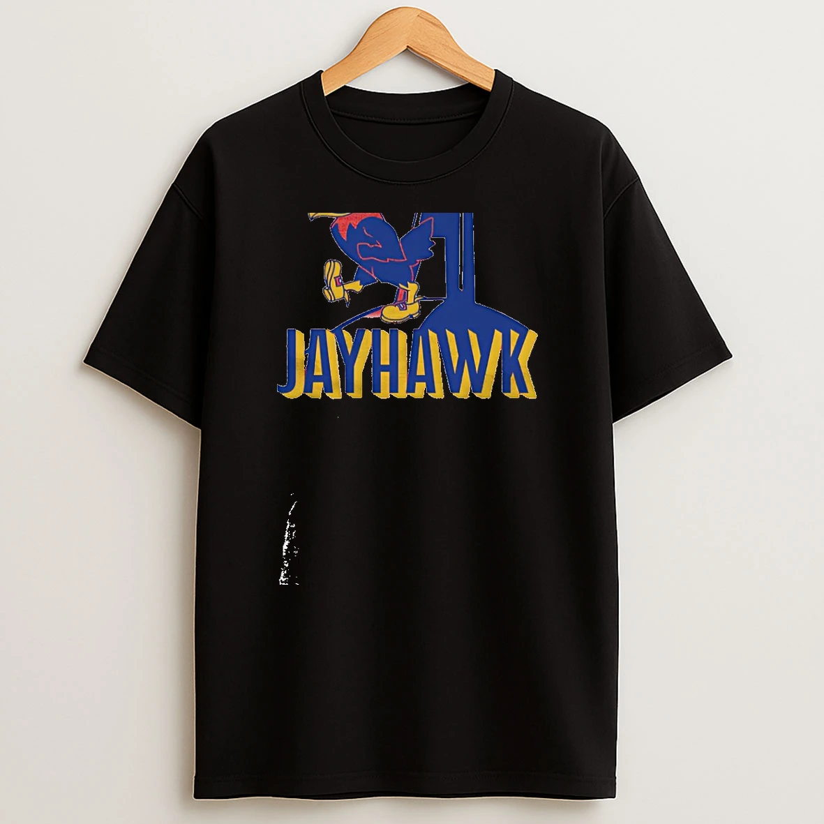 Rock Chalk Jayhawk Campanile Heather T Shirt