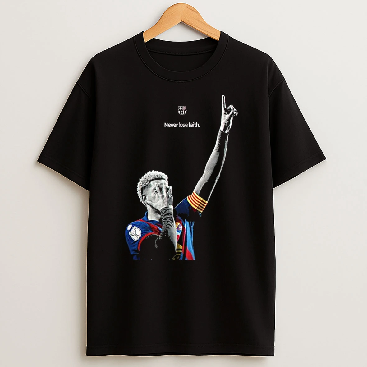 Ronald Araujo Fc Barcelona Never Lose Faith T Shirt