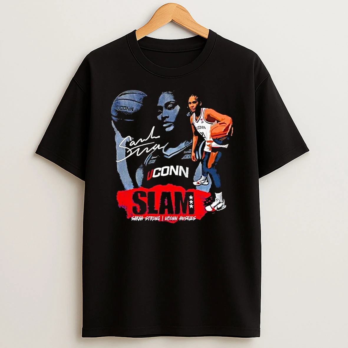 Slam Sarah Strong Uconn Huskies Signature T Shirt