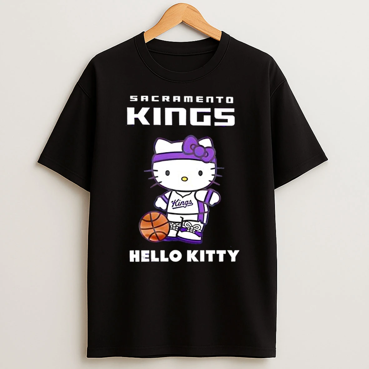 Sacramento Kings X Hello Kitty Cute 2026 T Shirt