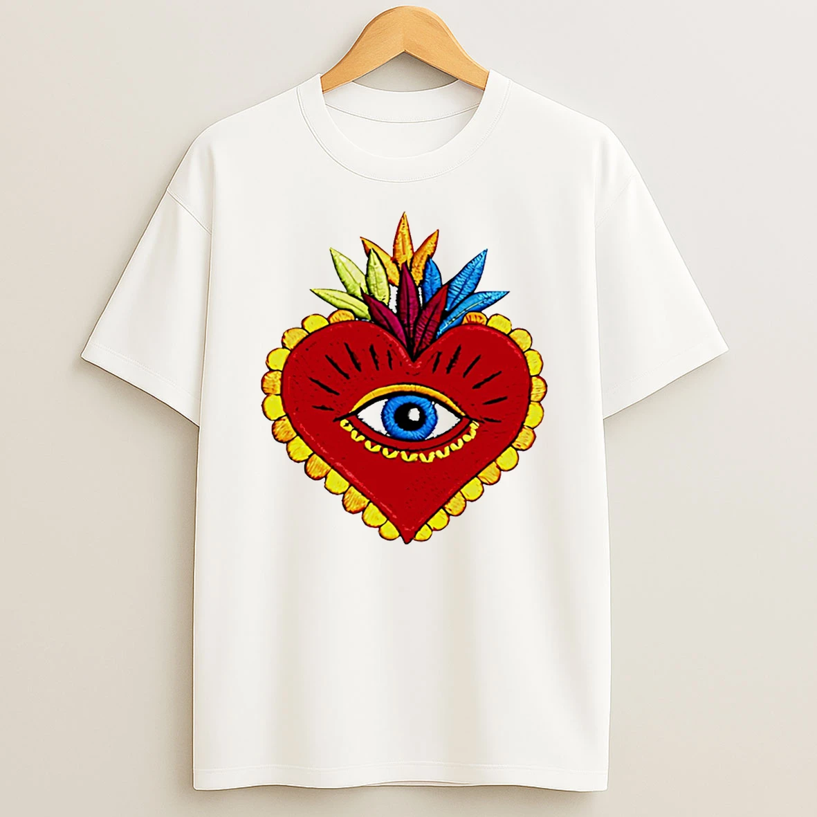 Sagrado Corazon Ringer T Shirt