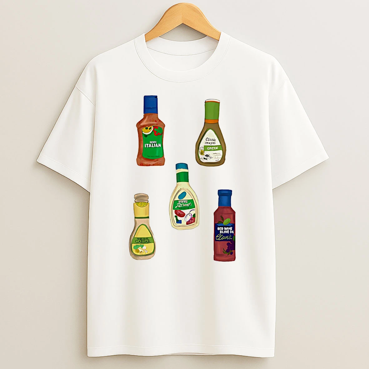 Salad Dressing Graphic T Shirt
