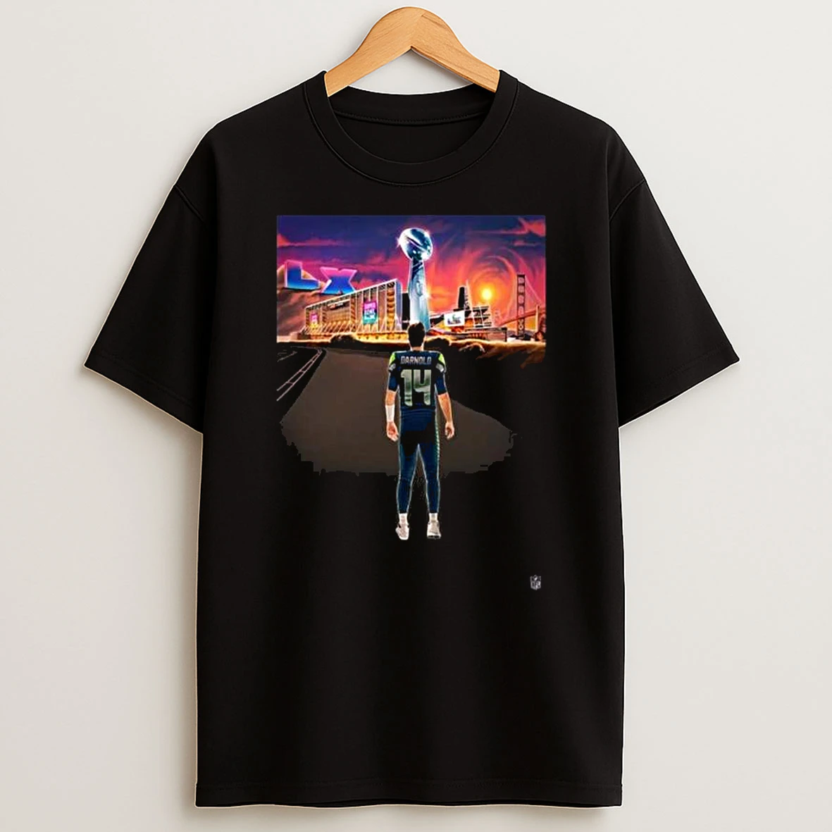 Sam Darnold Qb Super Bowl Lx Champion Last Man Standing T Shirt