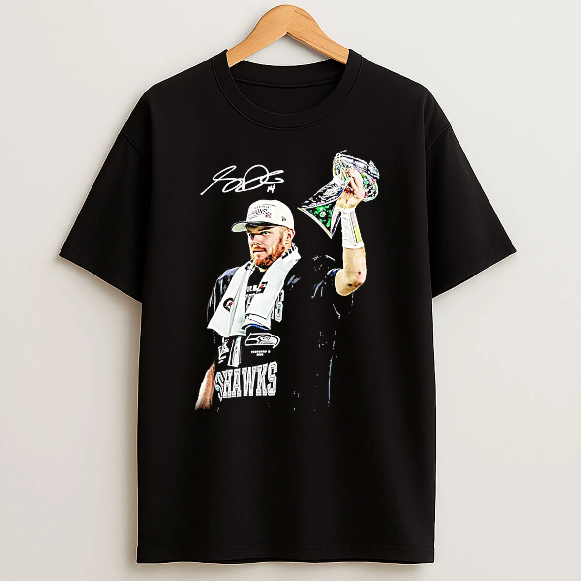 Sam Darnold Seattle Seahawks Job Finished Sb Champions T Shirt