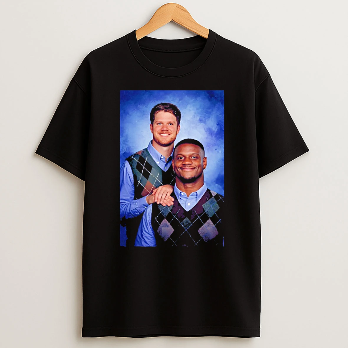Sam Darnold And Kenneth Walker Iii Super Bowl Champs Seahawks Nfl T Shirt