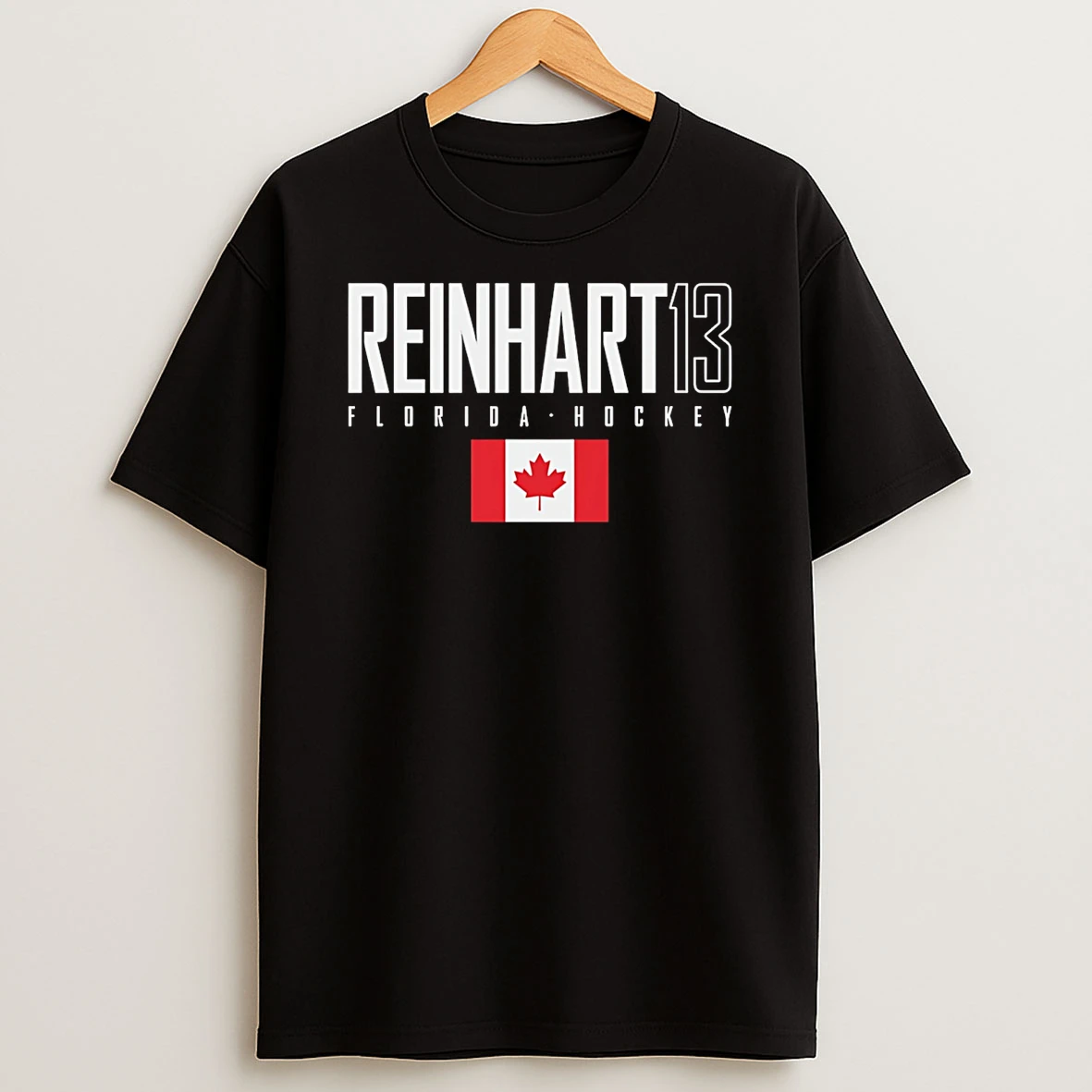 Sam Reinhart Florida Canada Elite Number And Name T Shirt