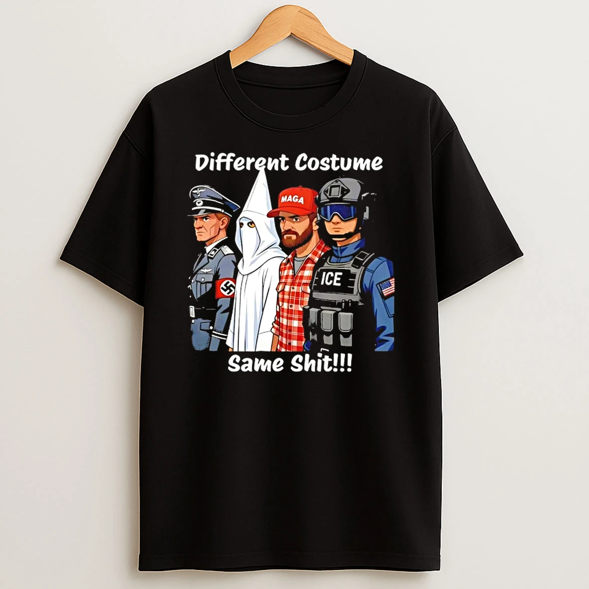 Same Shit Different Costume Anti Trump And Ice Police T Shirt