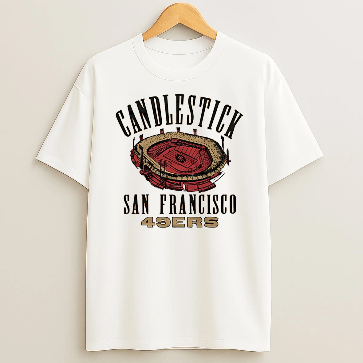 San Francisco 49ers Candlestick Stadium T Shirt