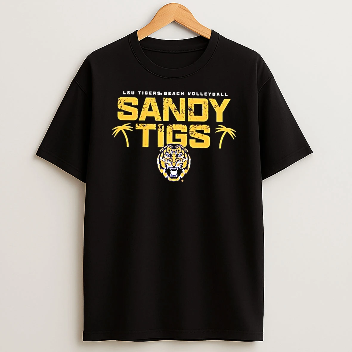 Sandy Tigs Lsu Tigers Beach Volleyball T Shirt